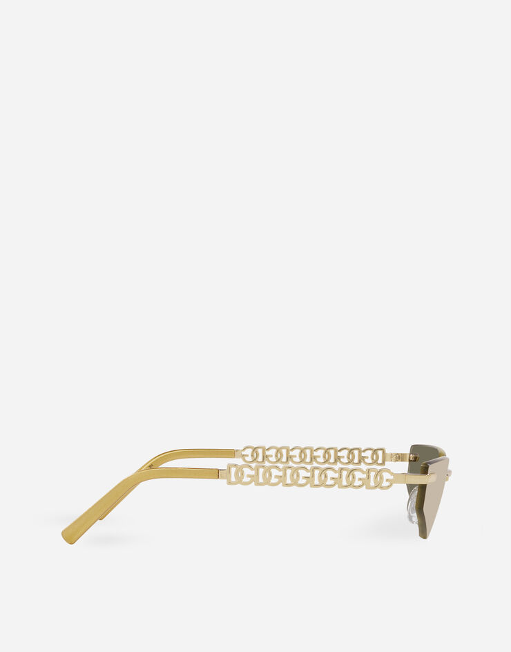 Dolce & Gabbana Lunettes de soleil DG Essentials Doré VG2301VM203