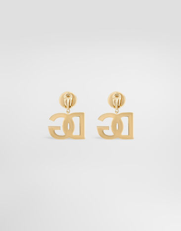 Dolce & Gabbana Clip-on earrings with DG logo Gold WEN6P6W1111