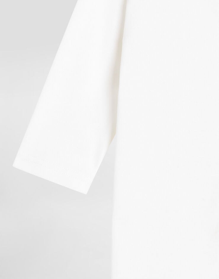 Dolce & Gabbana 3-piece interlock gift set with embroidery White L1JOCCG7PTB