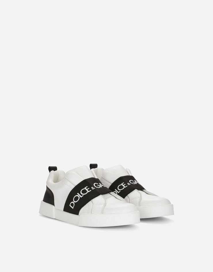 Dolce & Gabbana Sneakers Portofino slip-on en cuir de veau Multicolore DA5129AD825
