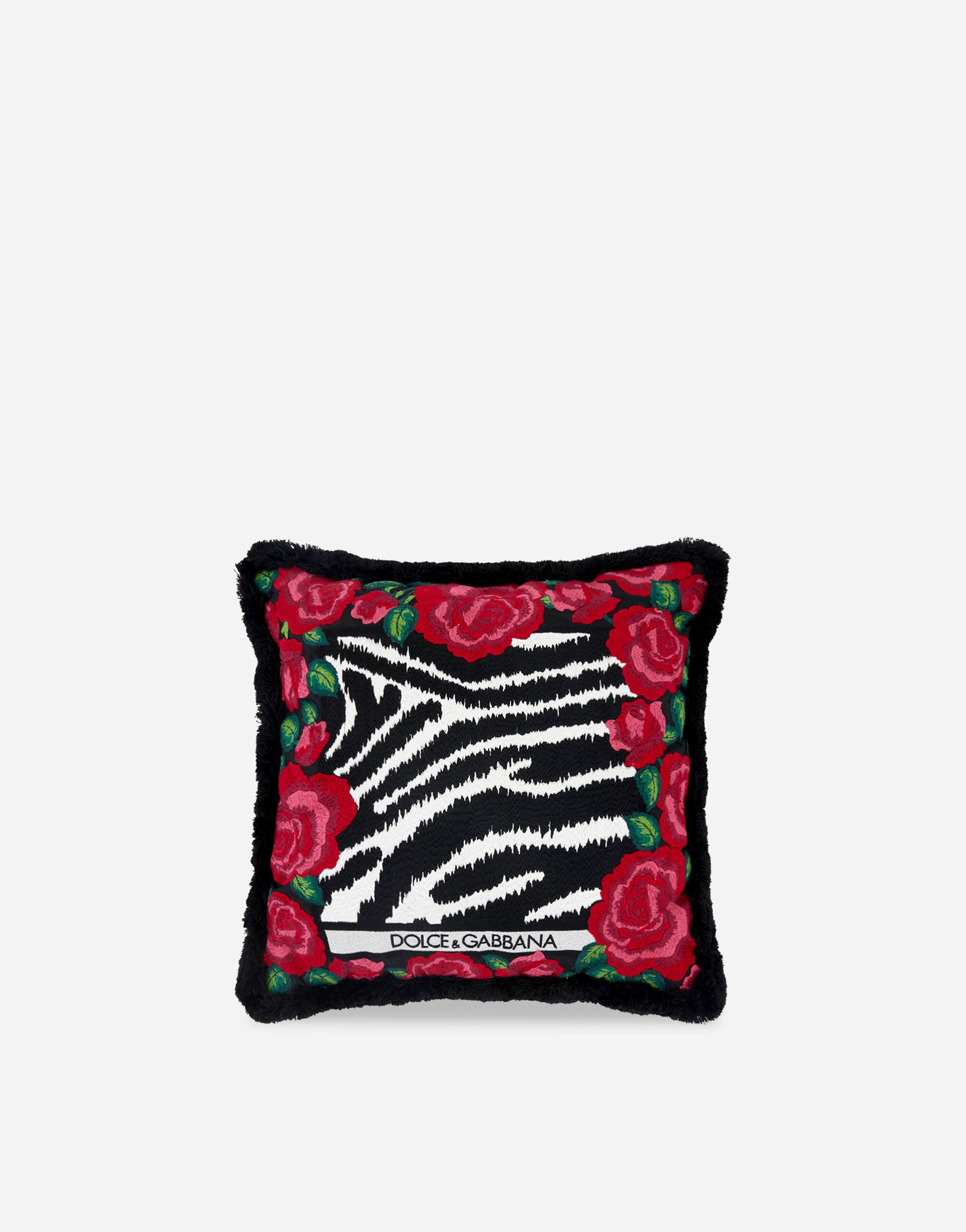 Dolce & Gabbana Embroidered Cushion small Multicolor TCE014TCAG8