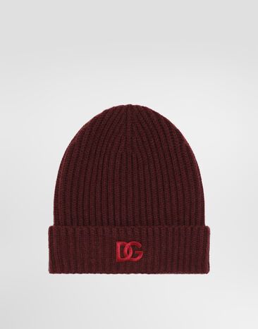 Dolce & Gabbana 英式罗纹针织帽 Bordeaux FXQ28ZJBW2N