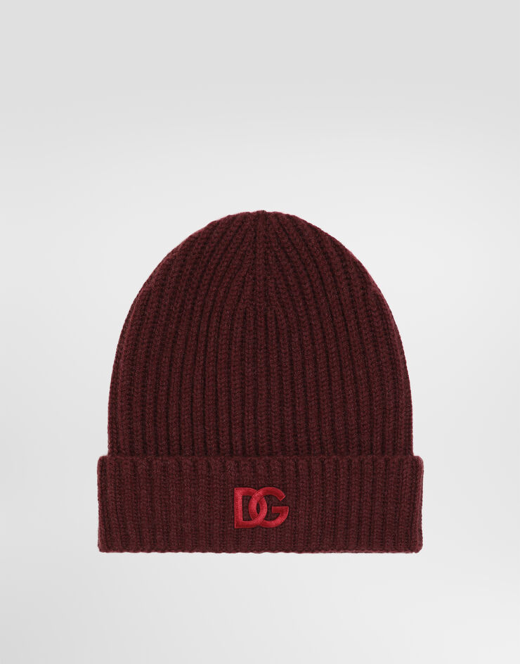 Dolce & Gabbana 英式罗纹针织帽 Bordeaux FXQ28ZJBW2N