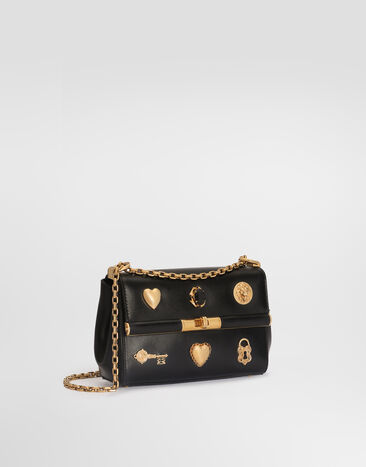 Dolce & Gabbana Mini Sac City Marlene en cuir de veau liégé Multicolore BB7766AG680