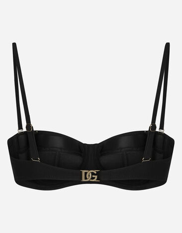 Dolce & Gabbana Balconette bikini top Black O1A16JONO12