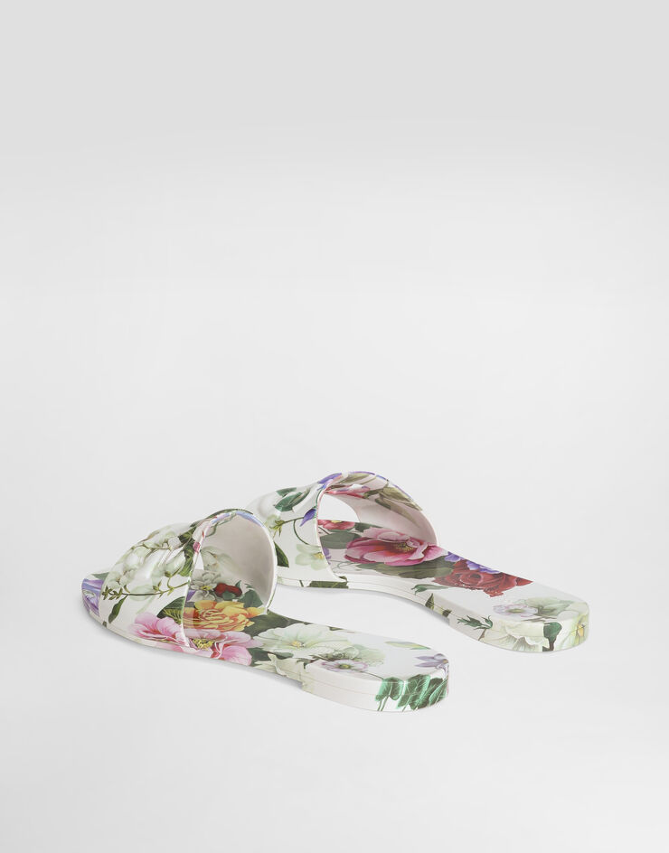 Dolce & Gabbana Slide beachwear in gomma Stampa CW2215A6L05