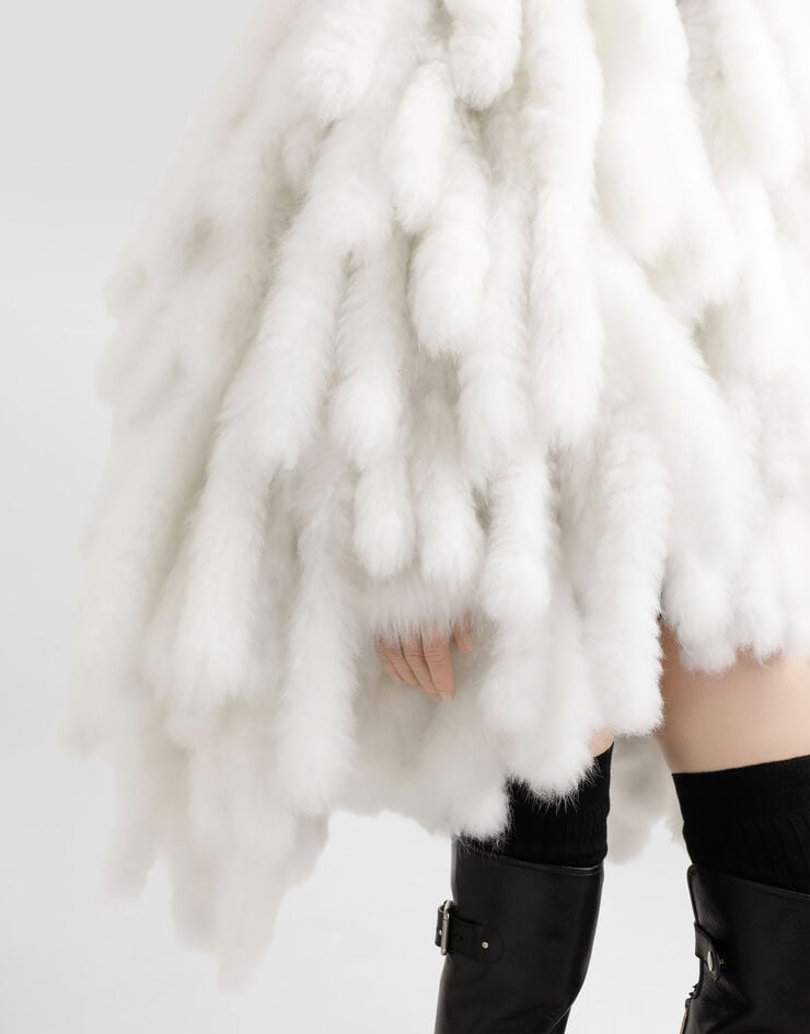 Dolce & Gabbana Alpaca coat Dolce & Gabbana Alpaca coat White F0W8QFFUPZH