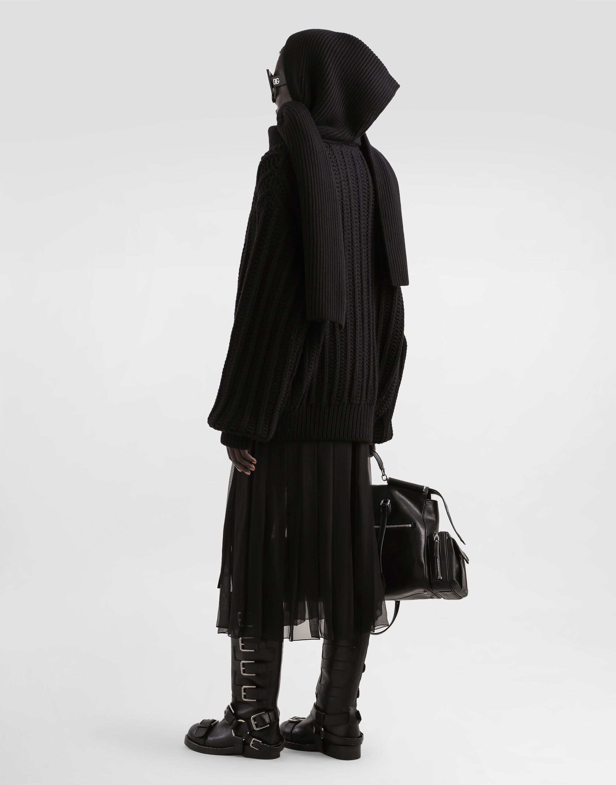 Blackのウィメンズ Virginwool cardigan | Dolce&Gabbana®
