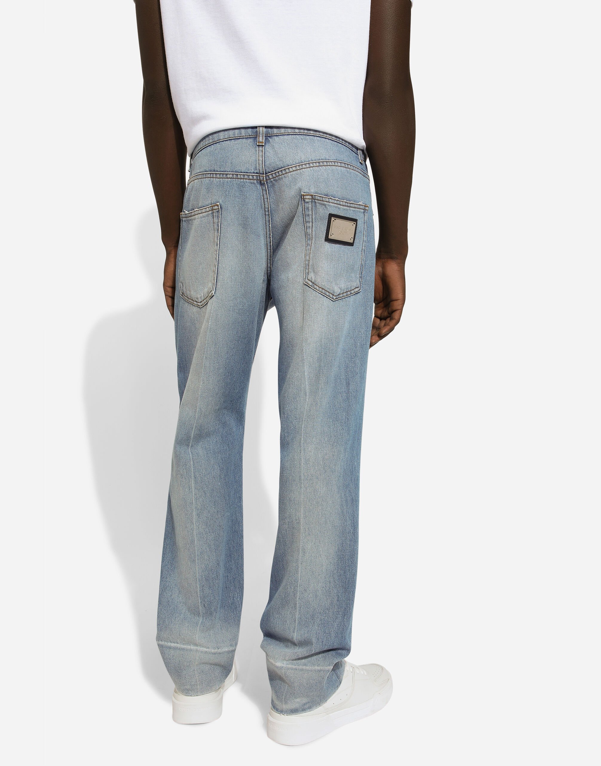 Classic blue denim jeans en Azul de Hombre Dolce Gabbana