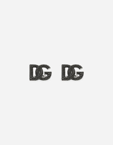 Dolce & Gabbana Gemelos con logotipo DG de strass Negro WFQ1X1W1111