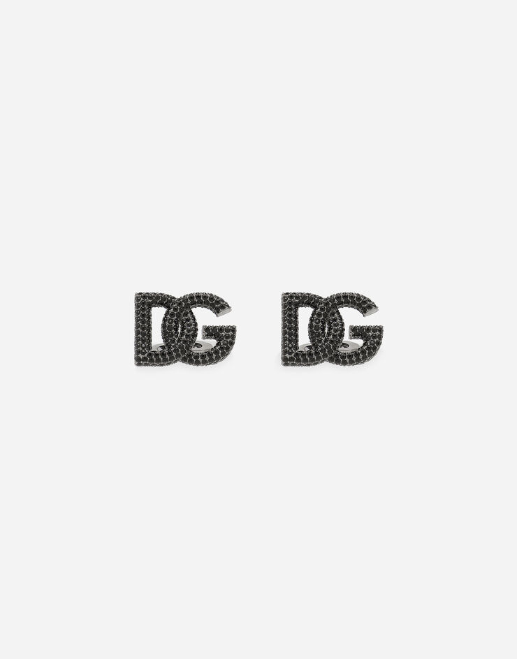 Dolce & Gabbana Gemelos con logotipo DG de strass Negro WFQ1X1W1111