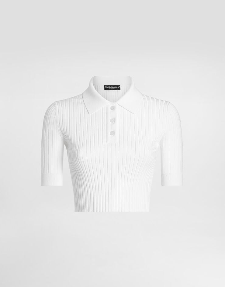 Dolce & Gabbana Viscose polo White FXZ36TJFMZY