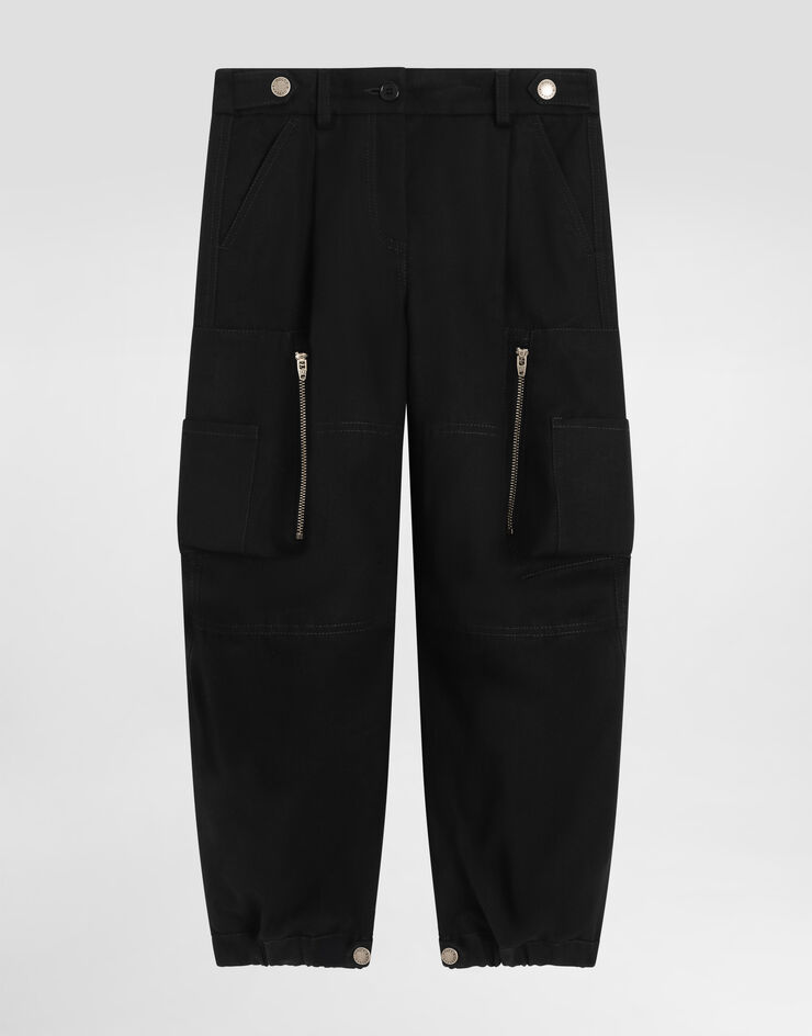 Dolce & Gabbana Technical cotton trousers Dolce & Gabbana Technical cotton trousers Black L53P52LT373