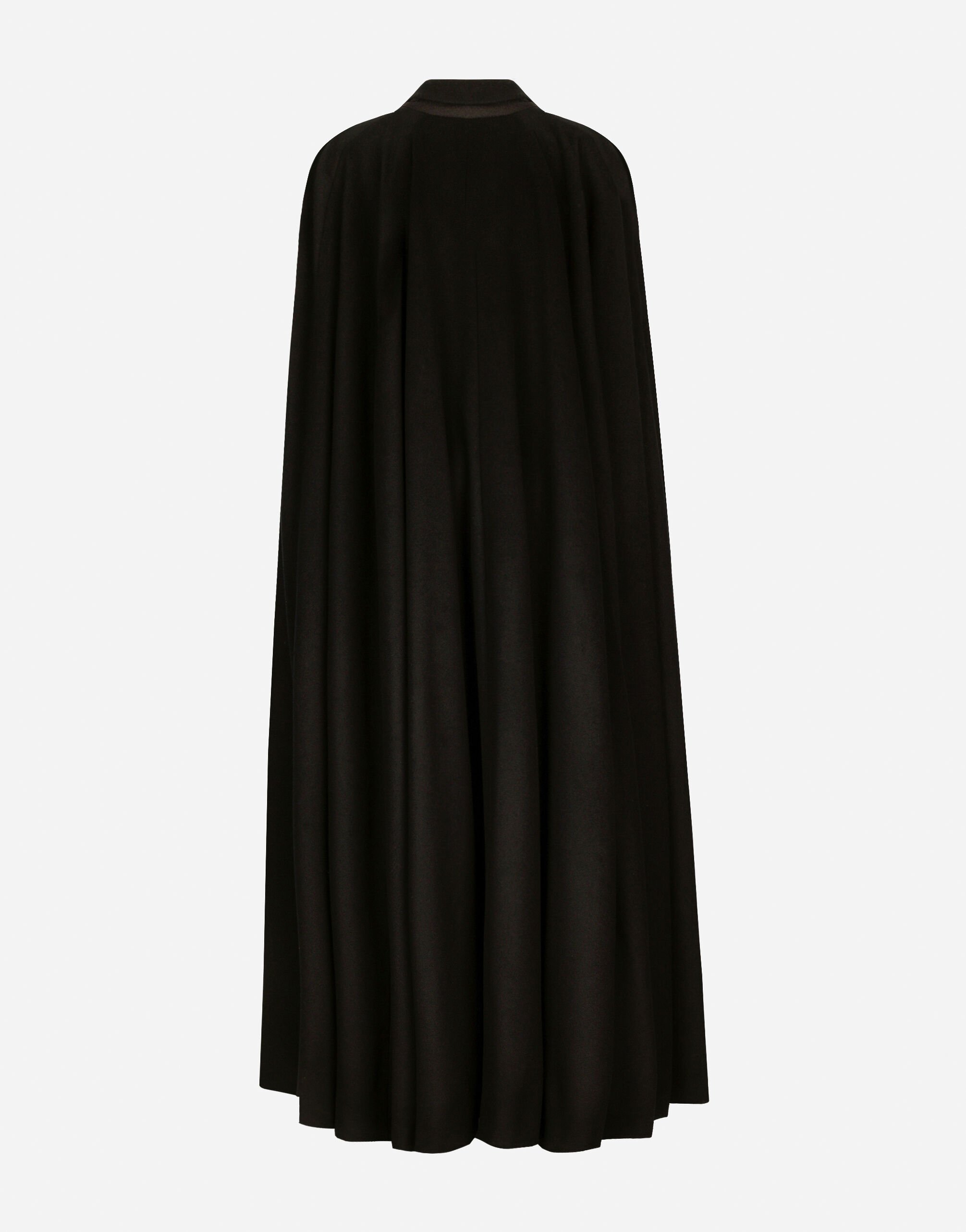 コート DOLCE & GABBANA Black Cashmere Coat Dolce & Gabbana Single-breasted Cashmere Coat In Black