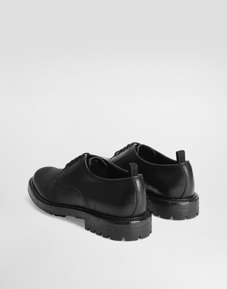 Dolce & Gabbana Calfskin derby shoes Black A10889AV325