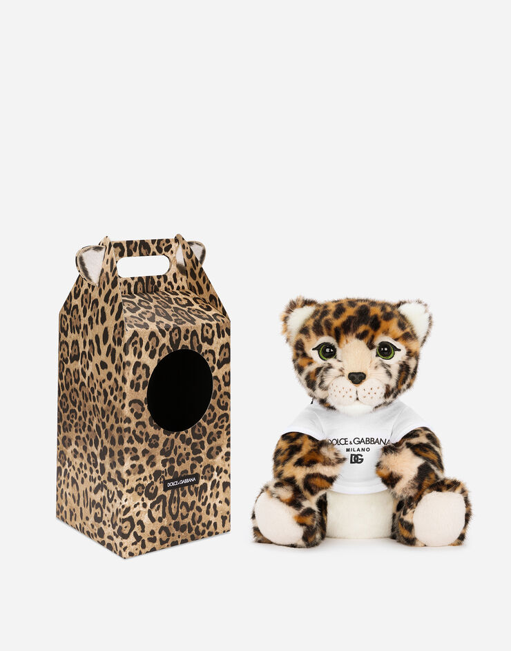 Dolce & Gabbana Plüschtier Maskottchen Leo aus Kunstfell Mehrfarbig LCJB72G7NZK
