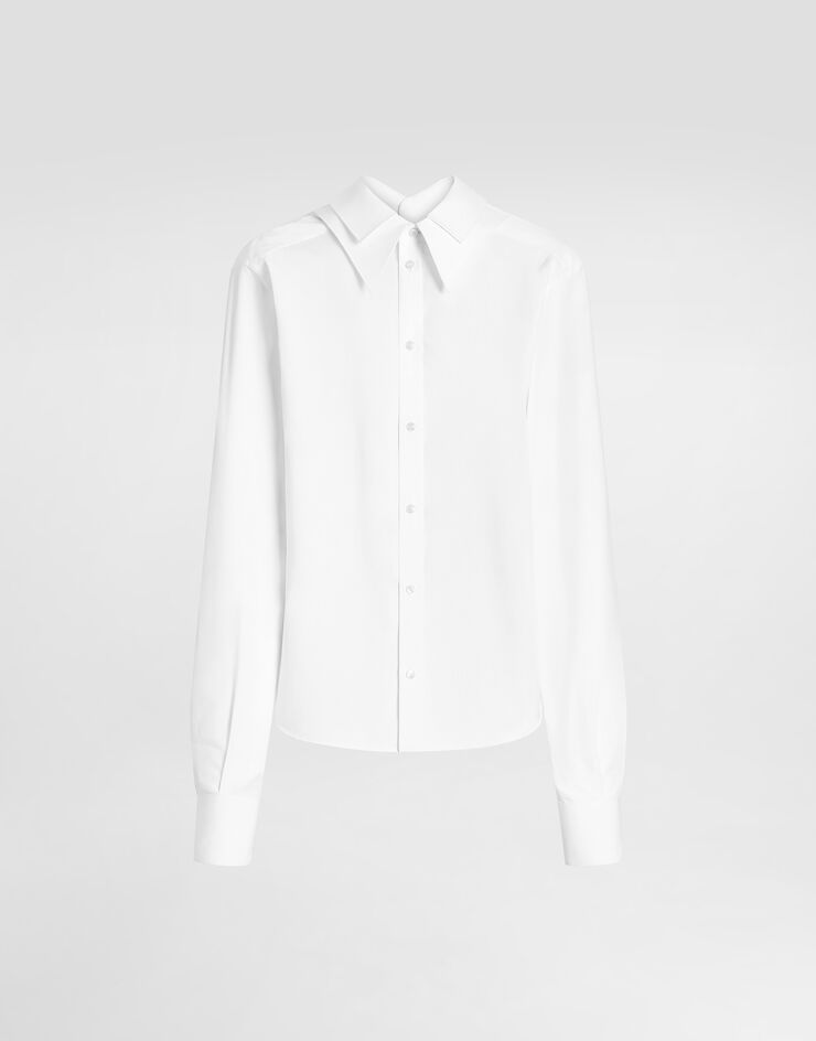 Dolce & Gabbana Cotton poplin shirt Dolce & Gabbana Cotton poplin shirt White F5V31TFU5WO