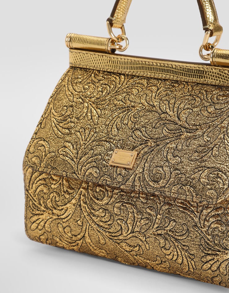 Dolce & Gabbana Small Sicily handbag in brocade Dolce & Gabbana Small Sicily handbag in brocade Gold BB6003B0848