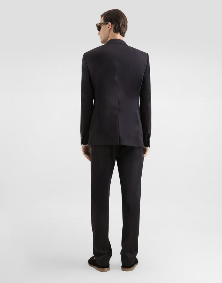 Dolce & Gabbana Wool canvas jogging trousers Grey GP147TFUBGZ