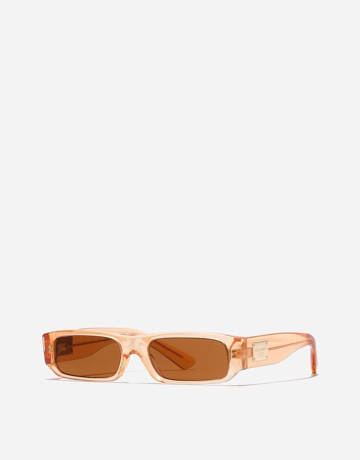 Dolce & Gabbana Sonnenbrille Surf Camp Transparentes Orange VG400MVP273