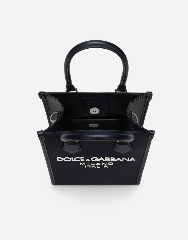 Dolce & Gabbana حقيبة نايلون صغيرة أزرق BM2123AG182