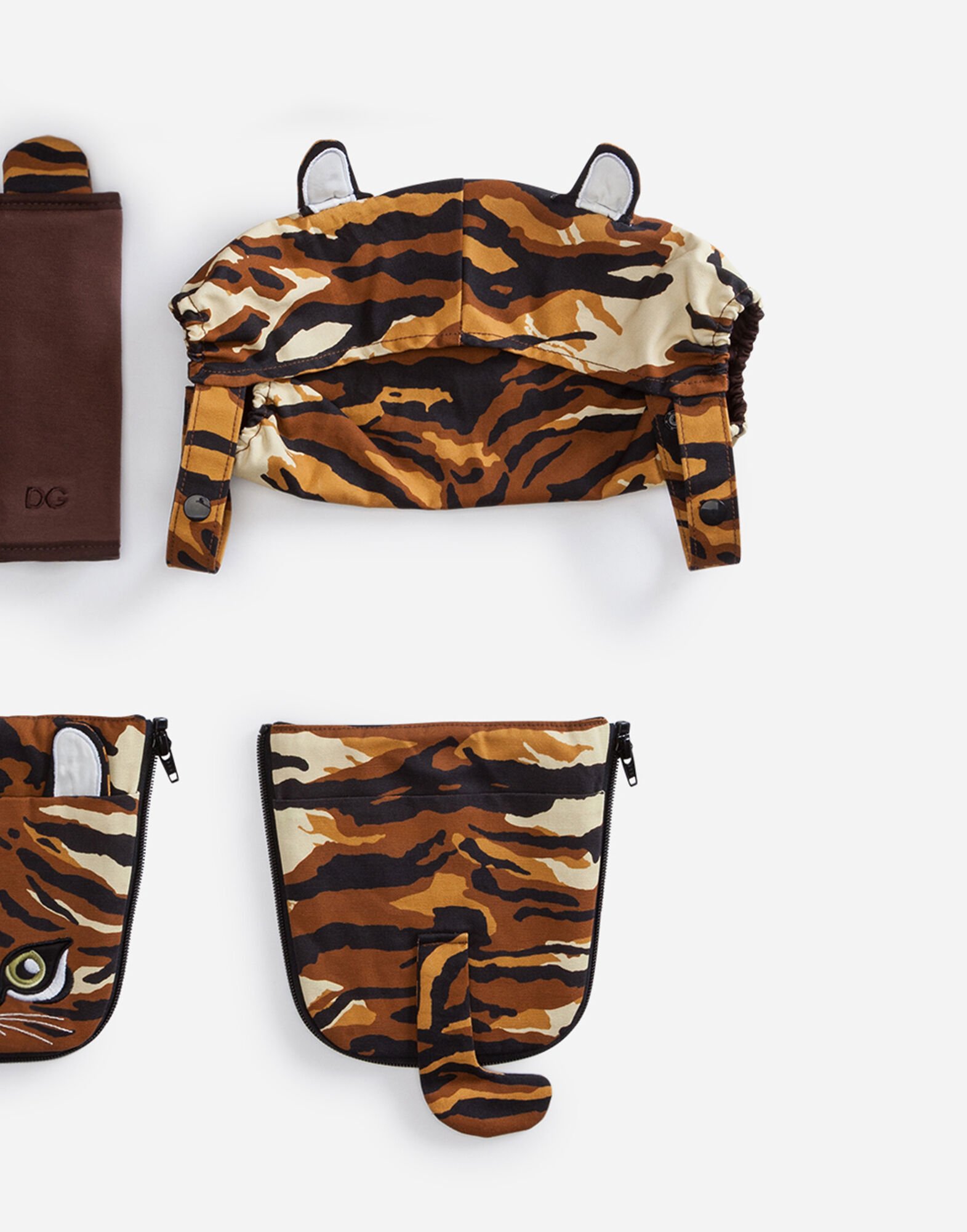 Tiger cover for baby carrier in Multicolor for Boys Dolce Gabbana