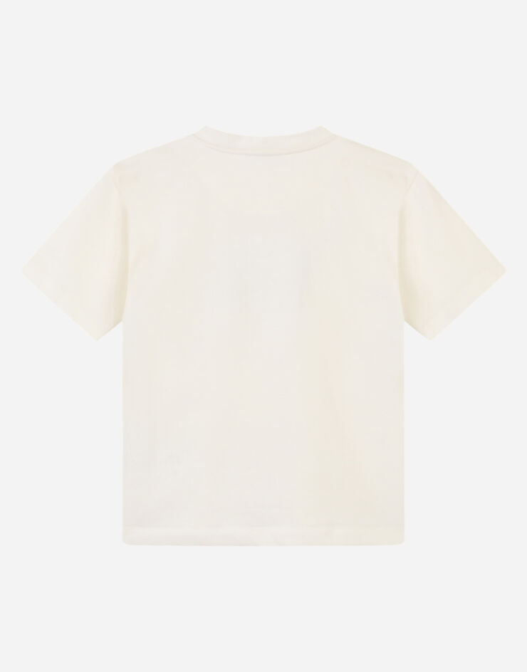 Dolce & Gabbana Interlock t-shirt with logo print Multicolor L4JTDMG7A8B