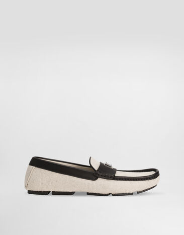 Dolce & Gabbana DG driver salt&pepper slipper Multicolor A50714A9Q93