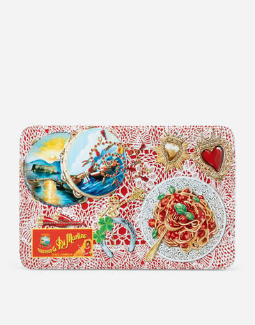Dolce & Gabbana PORTAFORTUNA - Caja regalo con una selección de formatos de pasta de Gragnano IGP y un delantal Dolce&Gabbana Multicolor PS810URES10