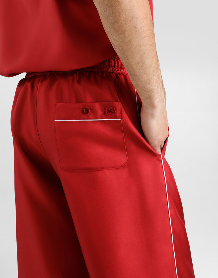 Dolce & Gabbana Vanity silk twill bermuda Red GV5MAZFU1XB