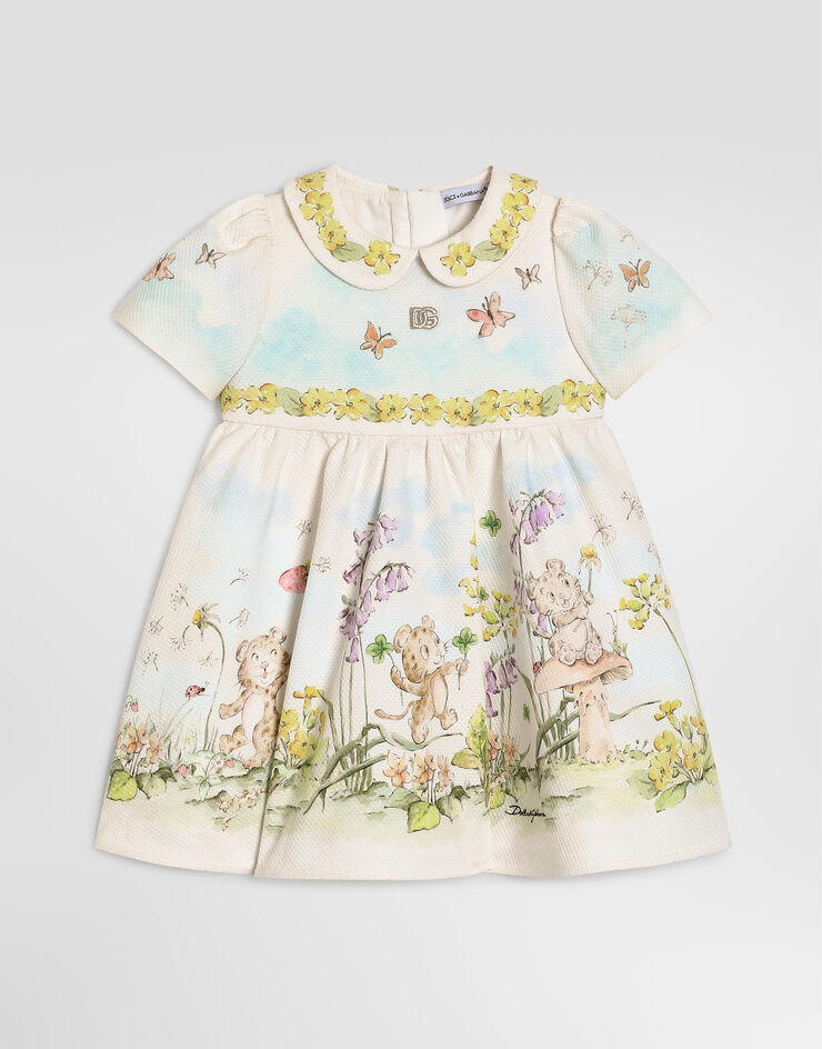Dolce & Gabbana Piqu� dress with bloomers Dolce & Gabbana Piqu� dress with bloomers L24DU9G7P9D