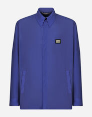 Dolce & Gabbana Technical fabric shirt with tag Blue G5LI5LHULT5