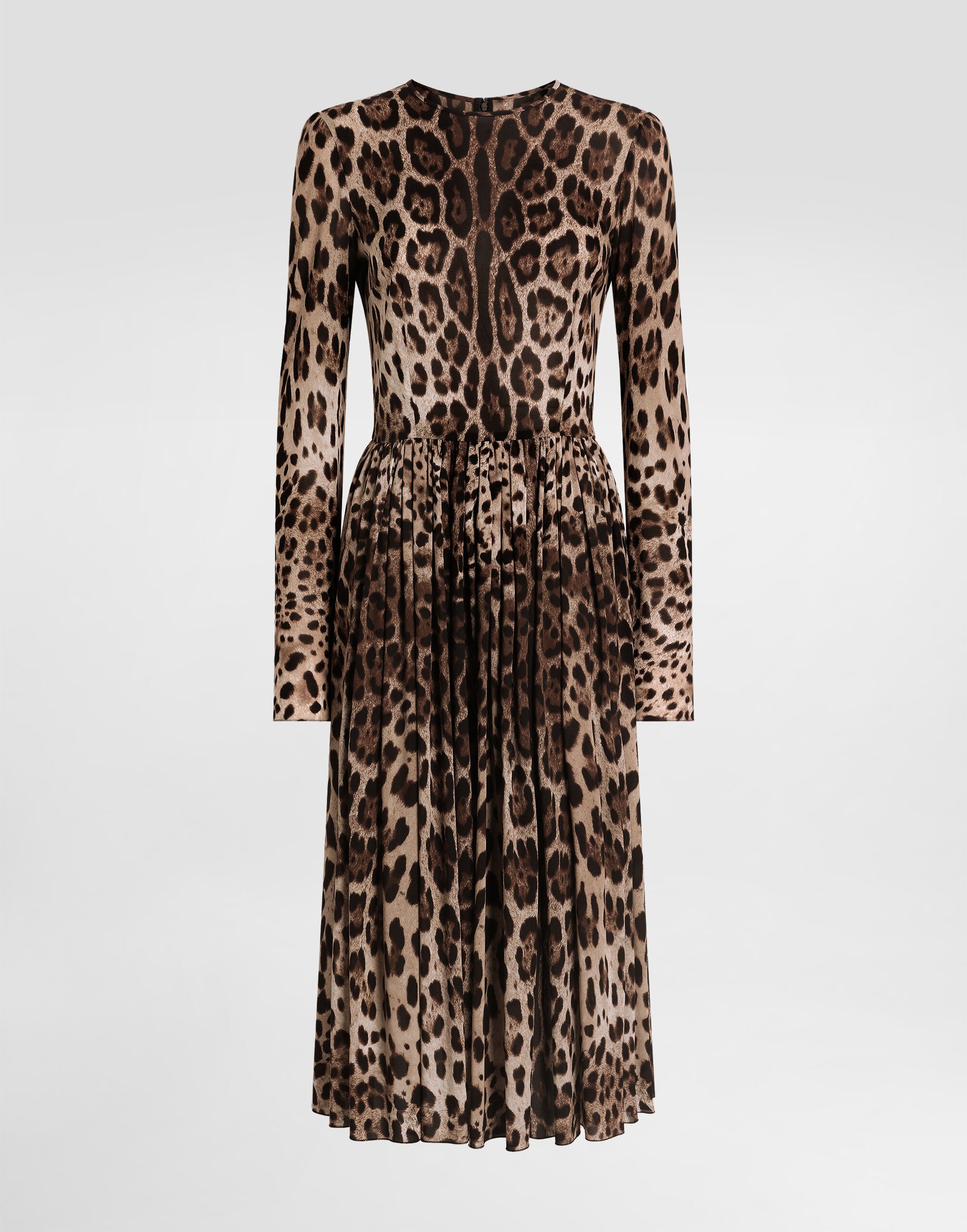 Leopard-print dress in Print for Women | Dolce&Gabbana® US