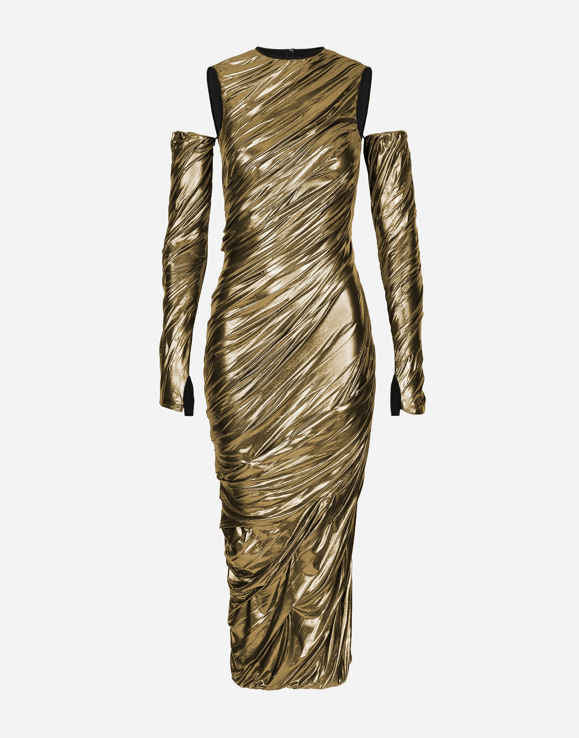 Dolce gabbana clearance gold dress