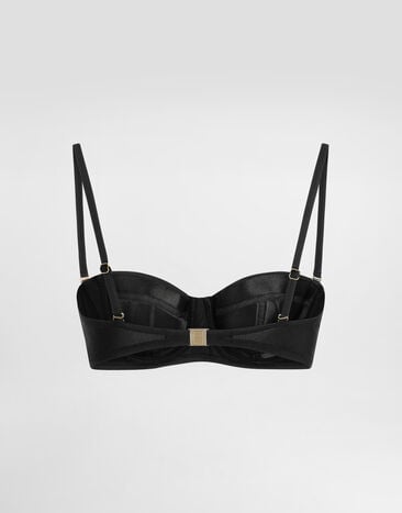 Dolce & Gabbana Balconette bikini top Black O1A16JFUGA2