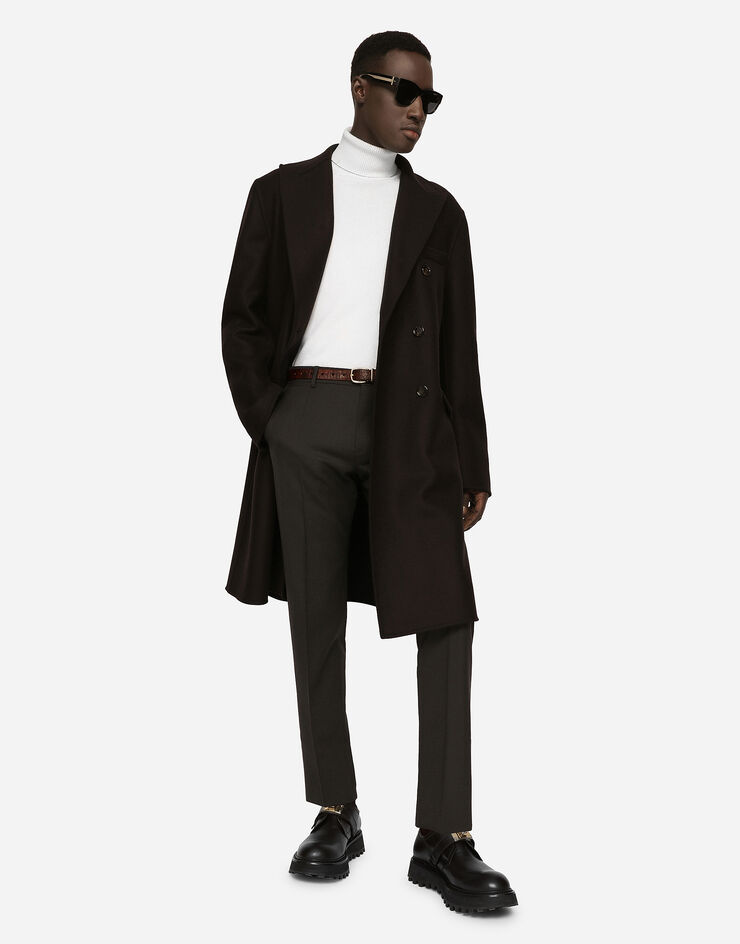 Dolce & Gabbana 初剪羊毛高领针织衫 白 GXB00TJAVZQ