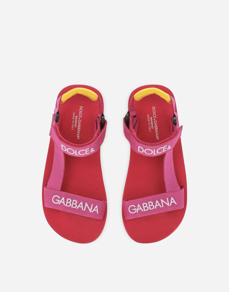 Dolce & Gabbana Sandale aus Grosgrain Mehrfarbig DA5189AB028