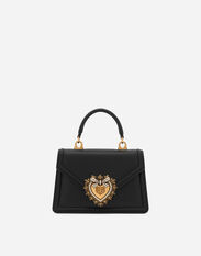 Dolce&Gabbana Small smooth calfskin Devotion bag Black BB7540AF984