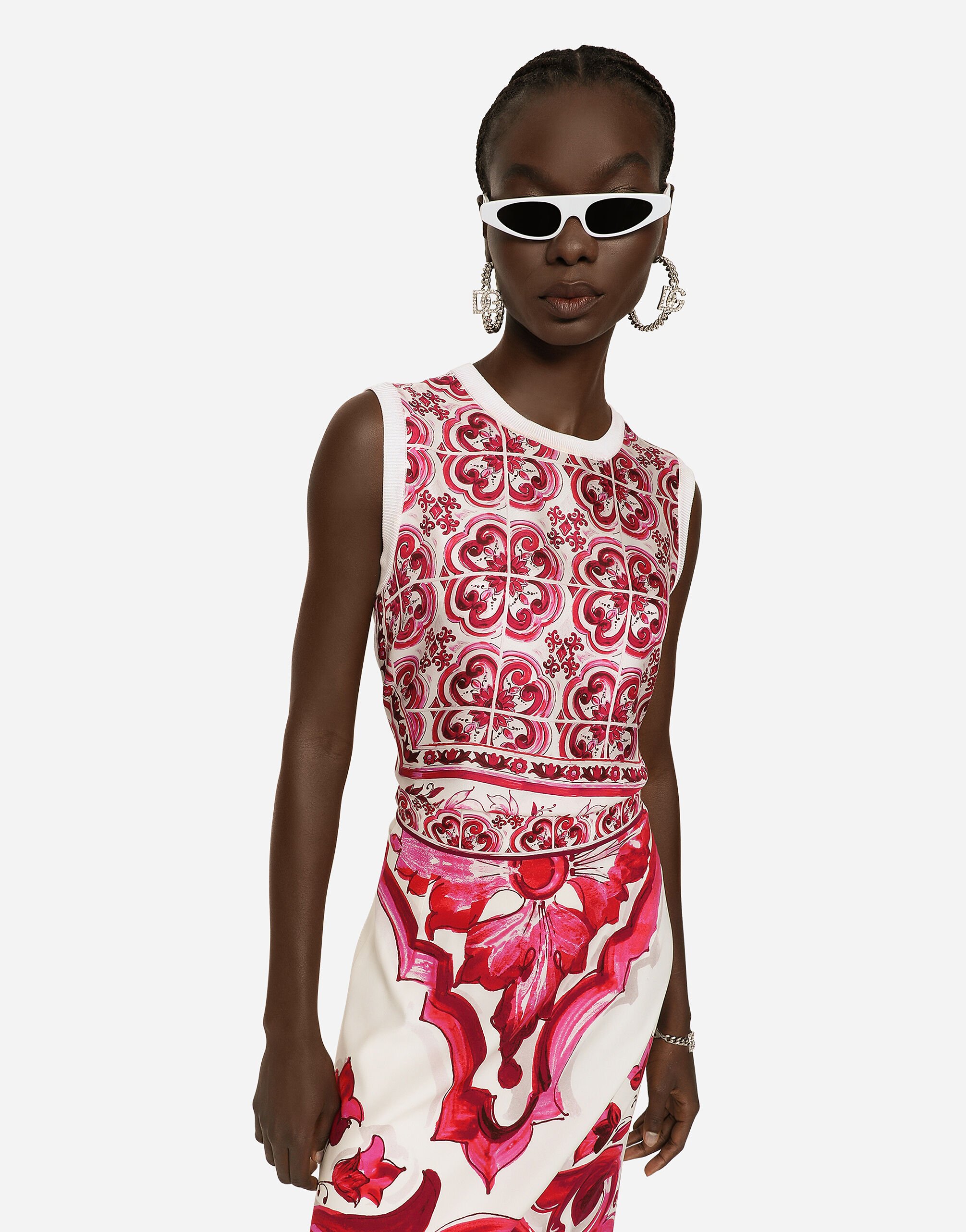 Dolce and gabbana tile dress top