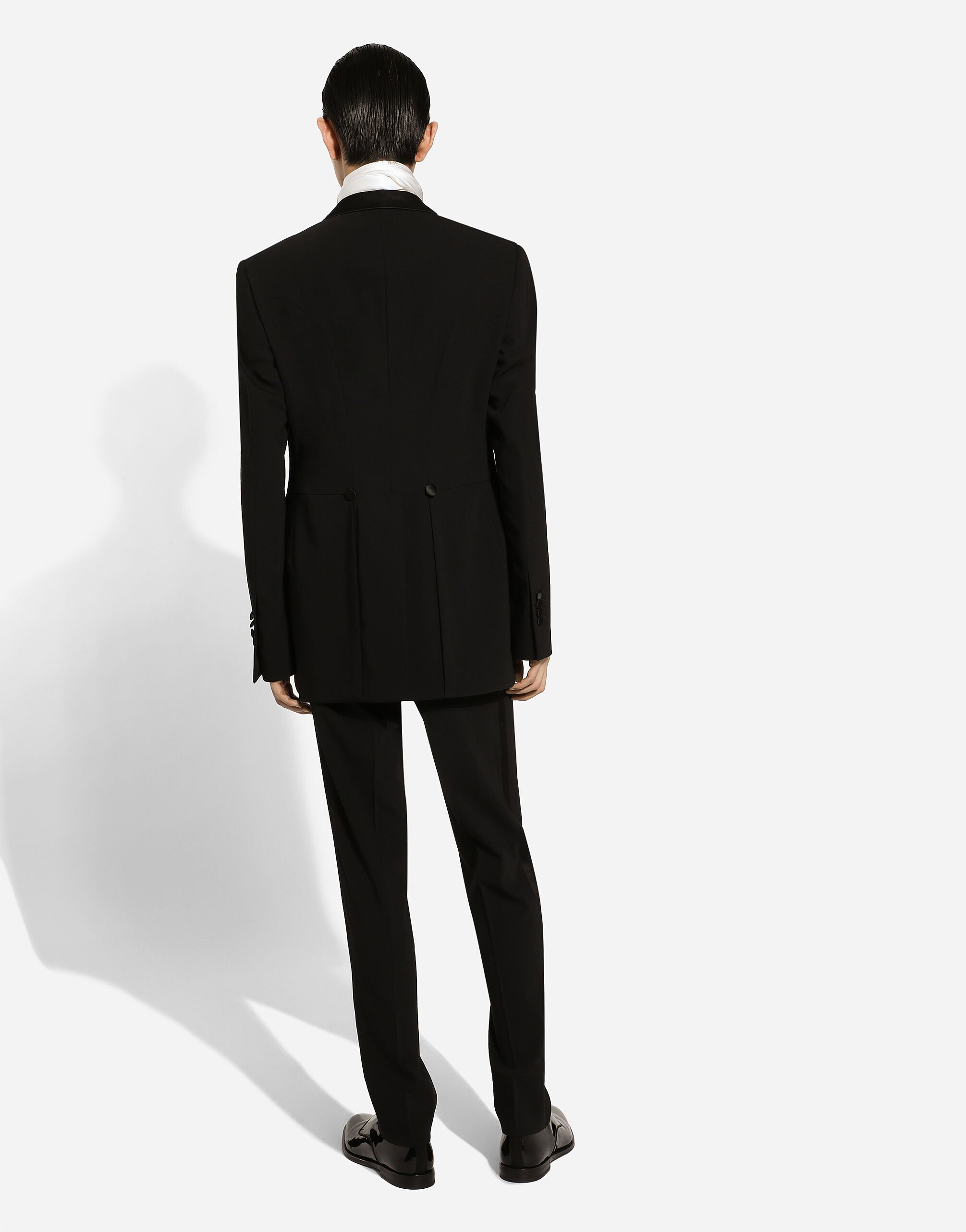 Single-breasted tuxedo suit in Black for Men | Dolce&Gabbana® US