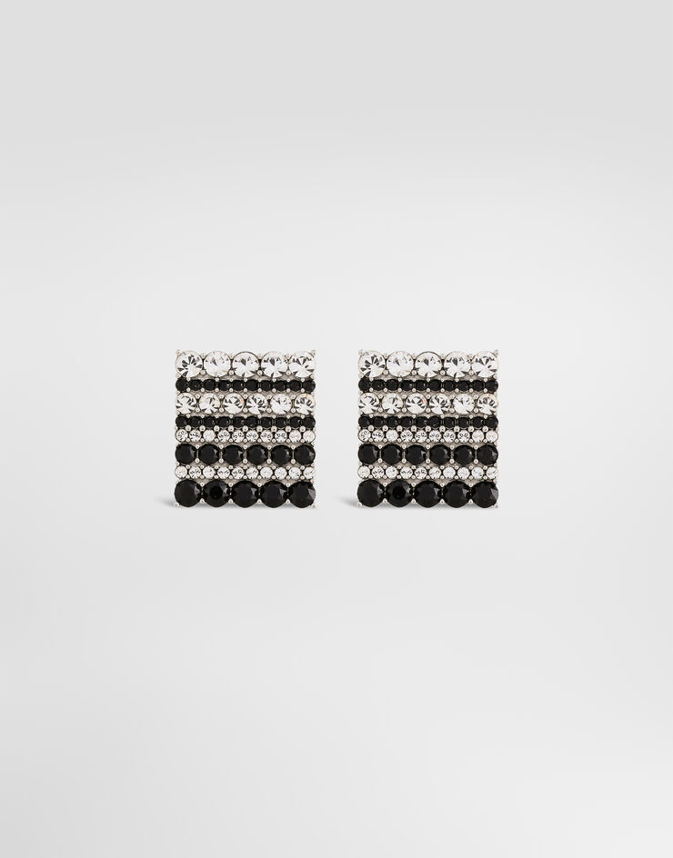 Dolce & Gabbana Enameled cufflinks with logo Dolce & Gabbana Enameled cufflinks with logo Silver WFR1I1W1111