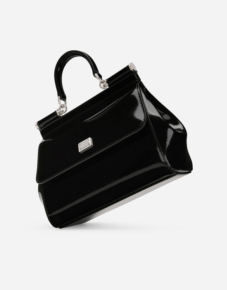 Dolce & Gabbana 미디엄 시실리 핸드백 블랙 BB6003AI413