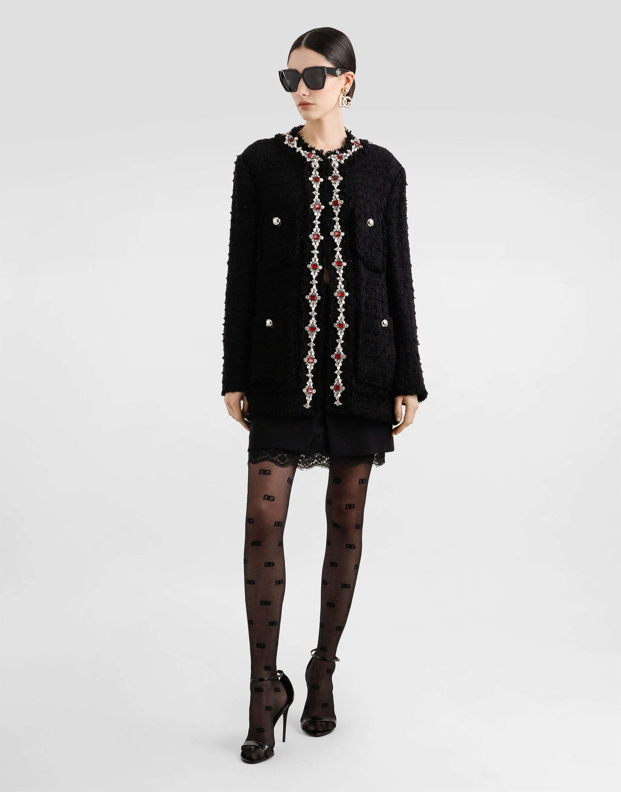 【DOLCE&GABBANA】ジャケット ITTIERRE ラメ ブルゾン S USED】DOLCE & GABBANA 2003SS PARACHUTE JACKET |