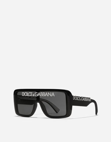 Dolce & Gabbana DG Logo Sunglasses Black VG6204VN187