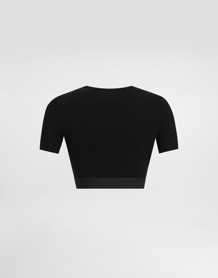 Dolce & Gabbana Cotton t-shirt Black F8N50TGDCML