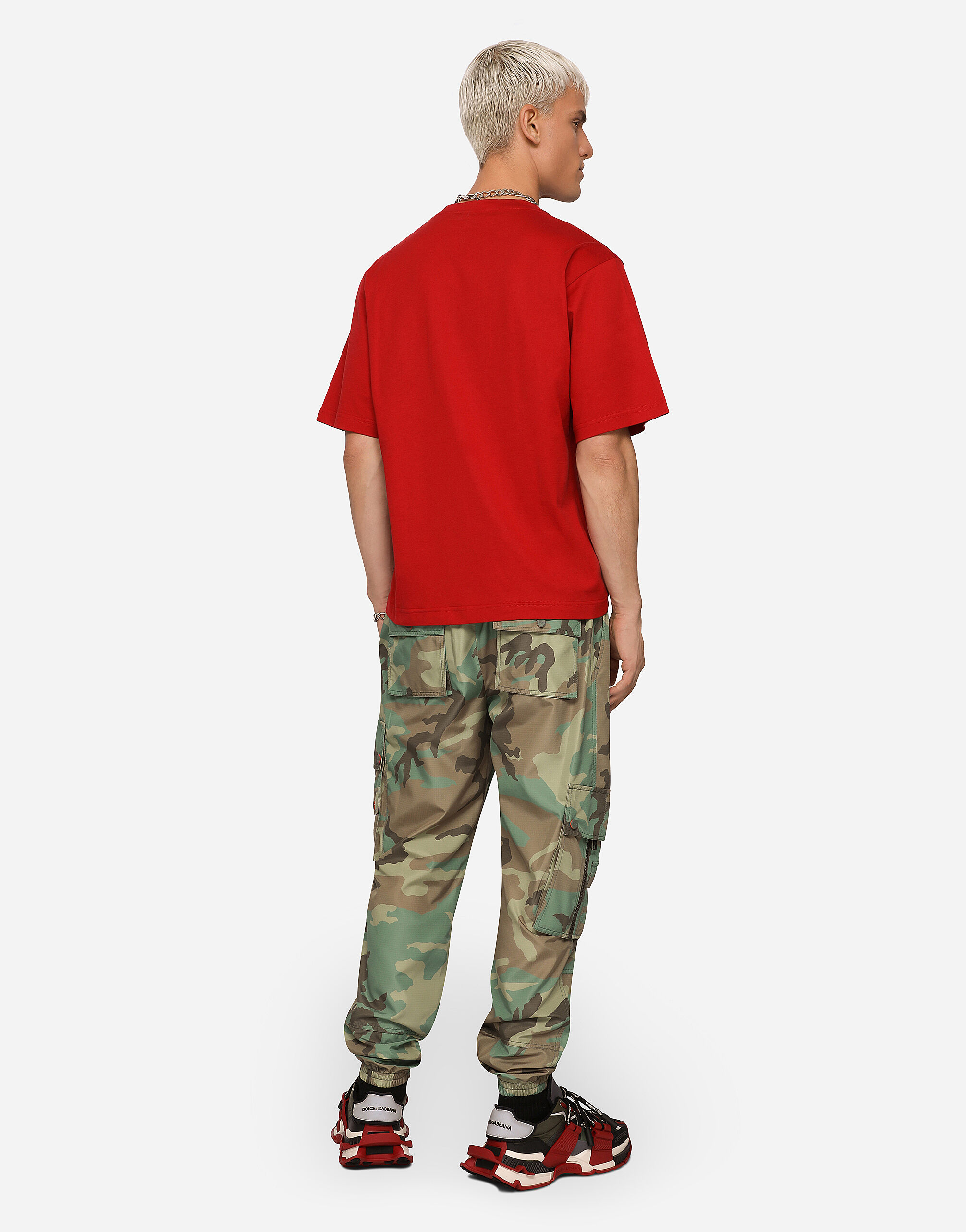 Cotton t-shirt with 3d DG logo