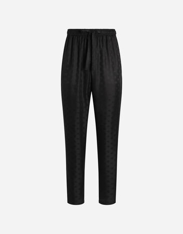 Dolce & Gabbana Silk pajama pants Black GVCRATFJ1JY