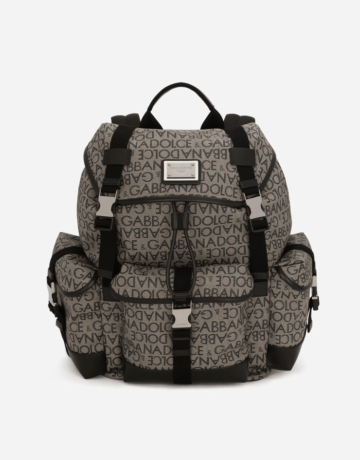 Dolce&Gabbana Rucksack aus Jacquard Mehrfarbig BM2228AJ705