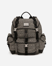 Dolce & Gabbana Jacquard backpack Black BM2295AG182
