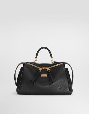 Dolce & Gabbana Vittoria handbag in calfskin Dolce & Gabbana Vittoria handbag in calfskin Black BB7939A0841